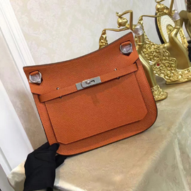 エルメス ジプシエール 28 オレンジ シルバー金具