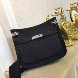 エルメス ジプシエール 28 ブラック シルバー金具