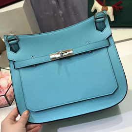 エルメス ジプシエール 28 ブルーアトール スイフト シルバー金具
