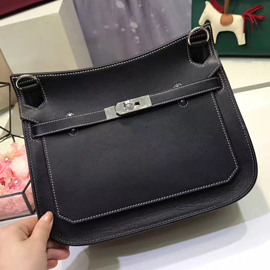 エルメス ジプシエール 28 ブラック スイフト シルバー金具
