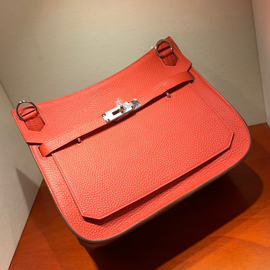 エルメス ジプシエール31 レッド シルバー金具