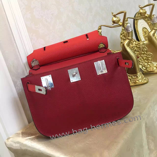 エルメス ジプシエール 28 レッド/ルビー シルバー金具