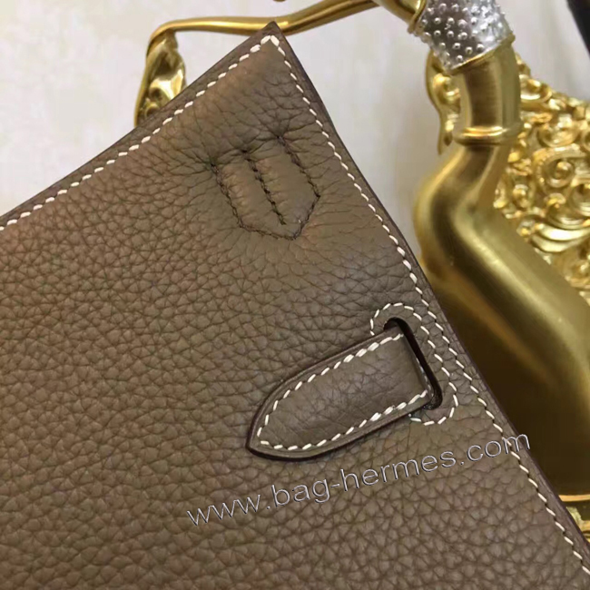 エルメス ジプシエール 28 エトゥープ シルバー金具