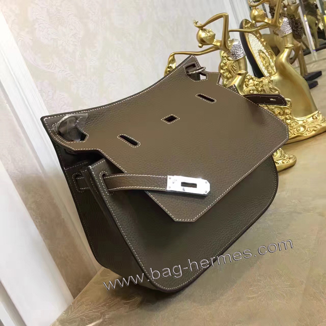 エルメス ジプシエール 28 エトゥープ シルバー金具
