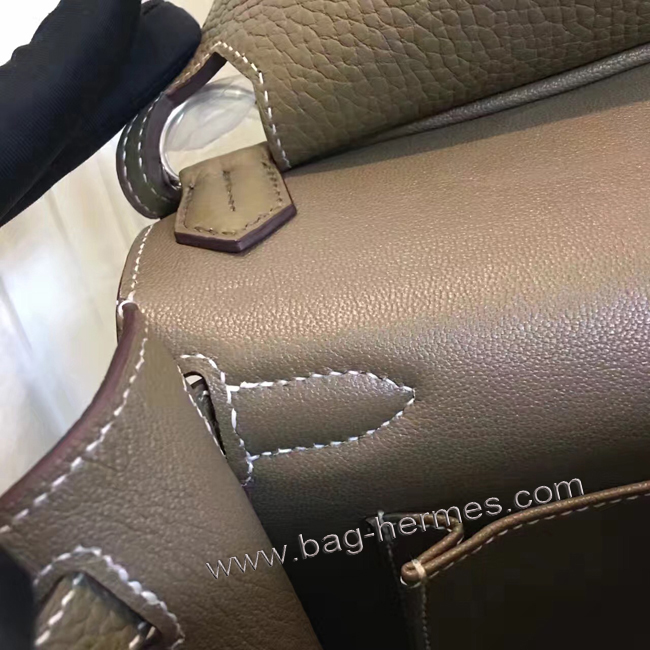 エルメス ジプシエール 28 エトゥープ シルバー金具