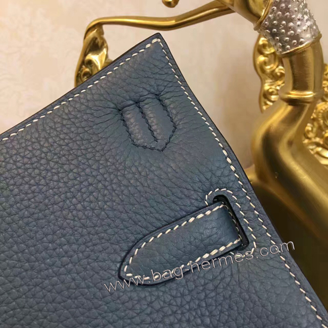 エルメス ジプシエール 28 ブルーラン シルバー金具