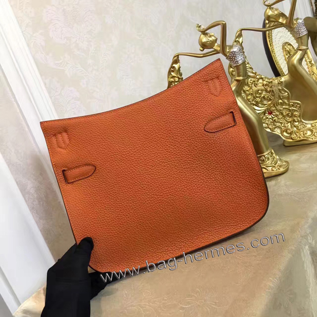エルメス ジプシエール 28 オレンジ シルバー金具