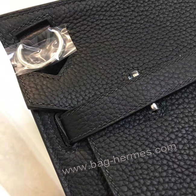 エルメス ジプシエール 28 ブラック シルバー金具