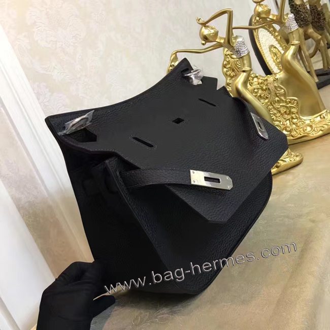 エルメス ジプシエール 28 ブラック シルバー金具