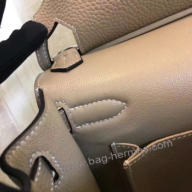 エルメス ジプシエール 28 トゥルティ―ルグレー シルバー金具
