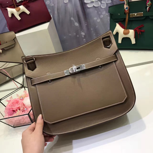 エルメス ジプシエール 28 エトゥープ スイフト シルバー金具