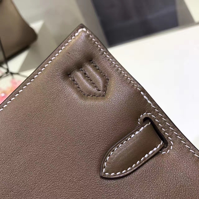 エルメス ジプシエール 28 エトゥープ スイフト シルバー金具