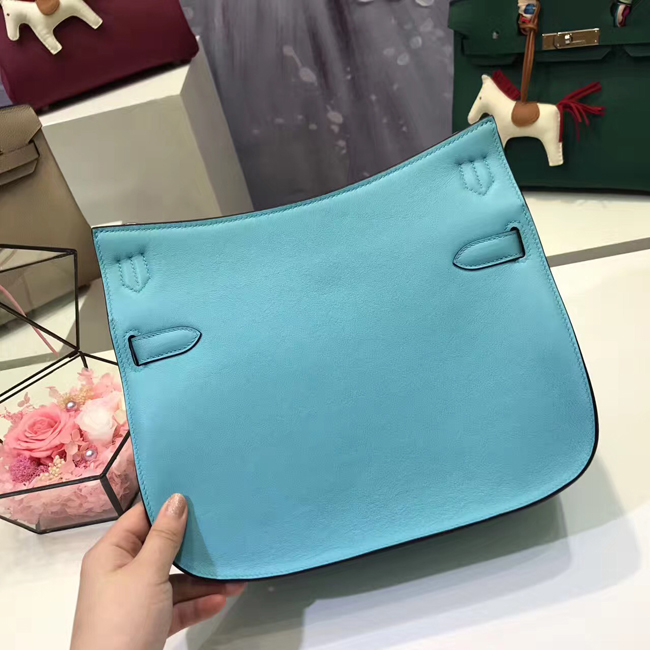 エルメス ジプシエール 28 ブルーアトール スイフト シルバー金具