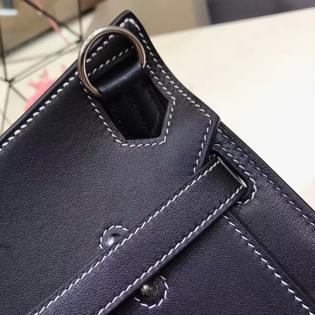 エルメス ジプシエール 28 ブラック スイフト シルバー金具