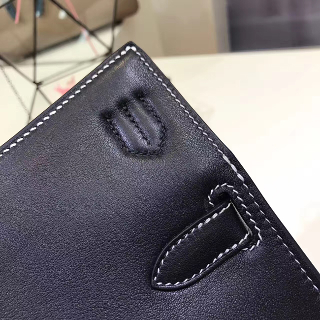 エルメス ジプシエール 28 ブラック スイフト シルバー金具