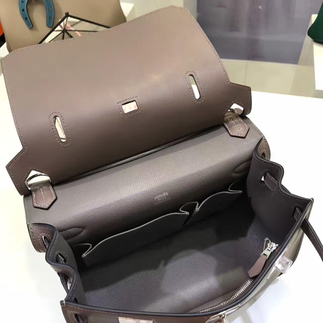 エルメス ジプシエール 28 グラファイト スイフト シルバー金具