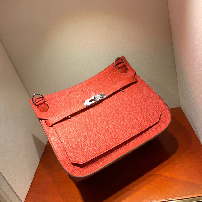 エルメス ジプシエール31 レッド シルバー金具