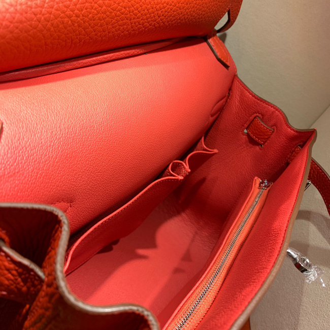 エルメス ジプシエール31 レッド シルバー金具