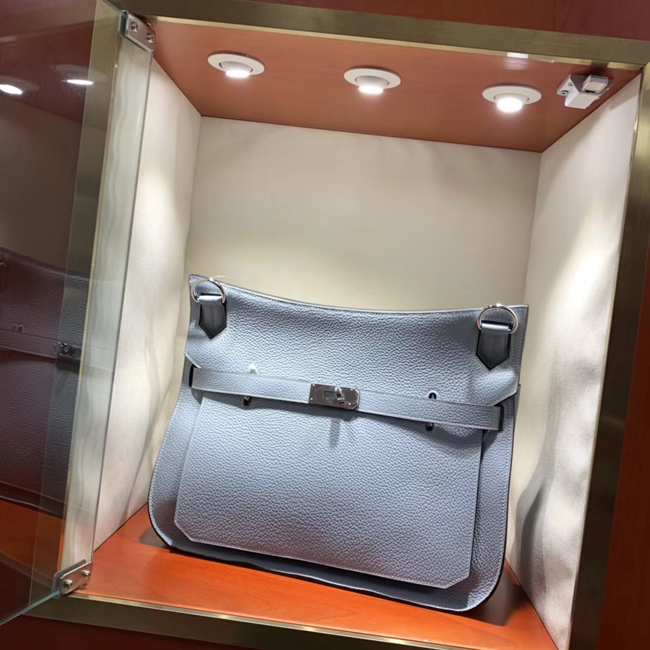 エルメス ジプシエール31 ブルーラン シルバー金具