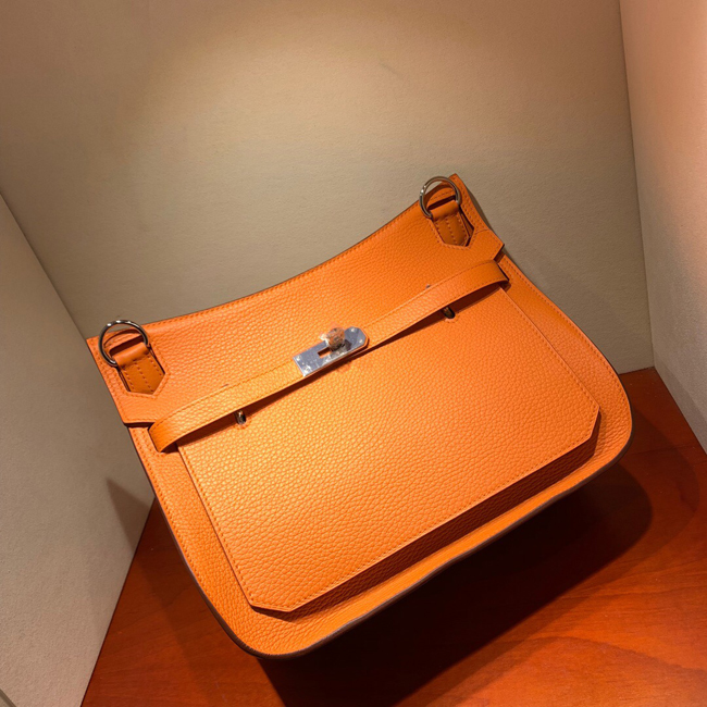 エルメス ジプシエール31 オレンジ シルバー金具