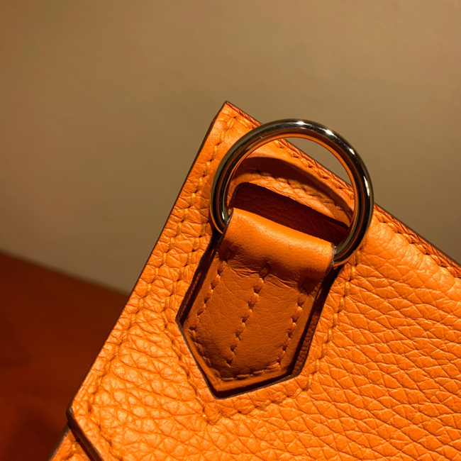 エルメス ジプシエール31 オレンジ シルバー金具