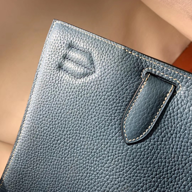 エルメス ジプシエール31 ブルージーン シルバー金具