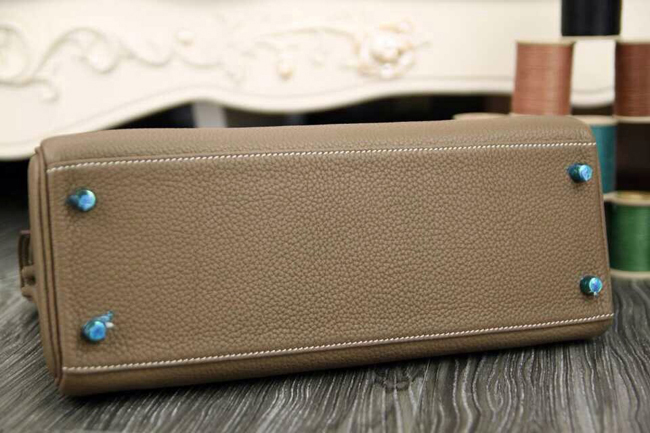 エルメス ケリー32 エトープ トゴ ゴールド金具