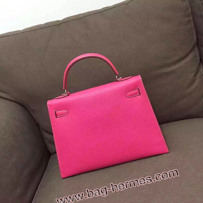 エルメス ケリー32 フューシャピンク ヴォーエプソン シルバー金具