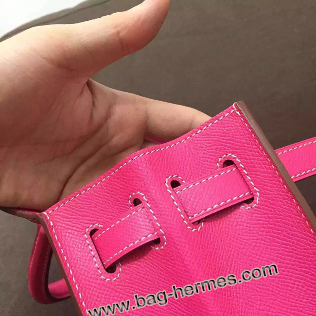 エルメス ケリー32 フューシャピンク ヴォーエプソン シルバー金具
