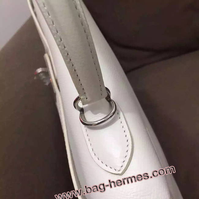 エルメス ケリー32 シロ ヴォーエプソン シルバー金具
