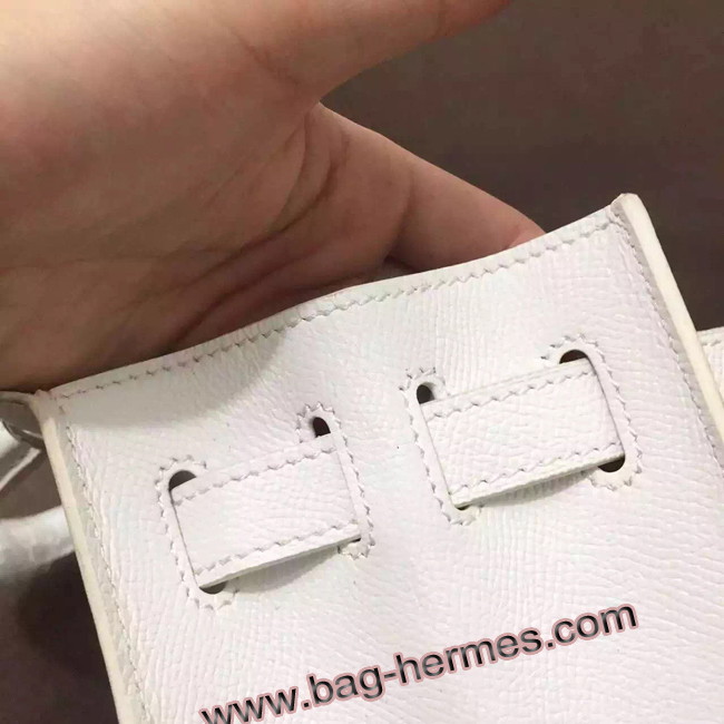 エルメス ケリー32 シロ ヴォーエプソン シルバー金具