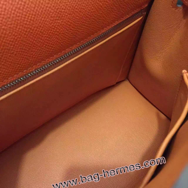 エルメス ケリー32 オレンジ ヴォーエプソン シルバー金具