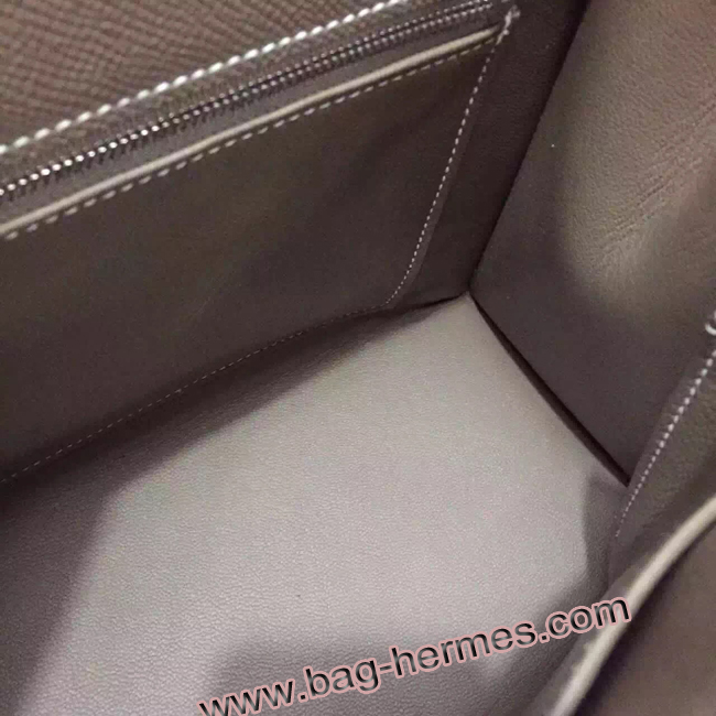 エルメス ケリー32 エトゥープ ヴォーエプソン シルバー金具