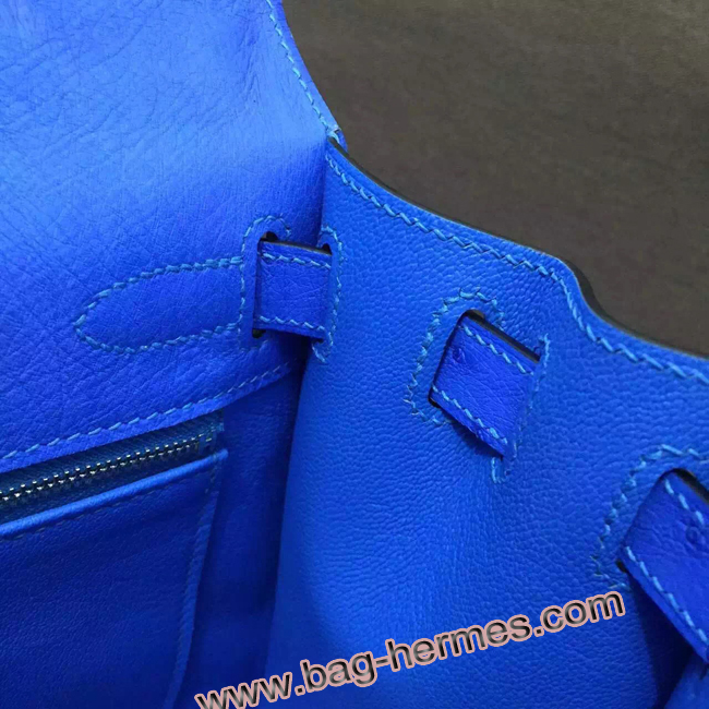 エルメス ケリー32 クロッカス オーストリッチ シルバー金具