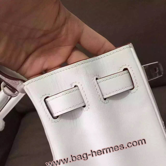 エルメス ケリー32 ホワイト シルバー金具