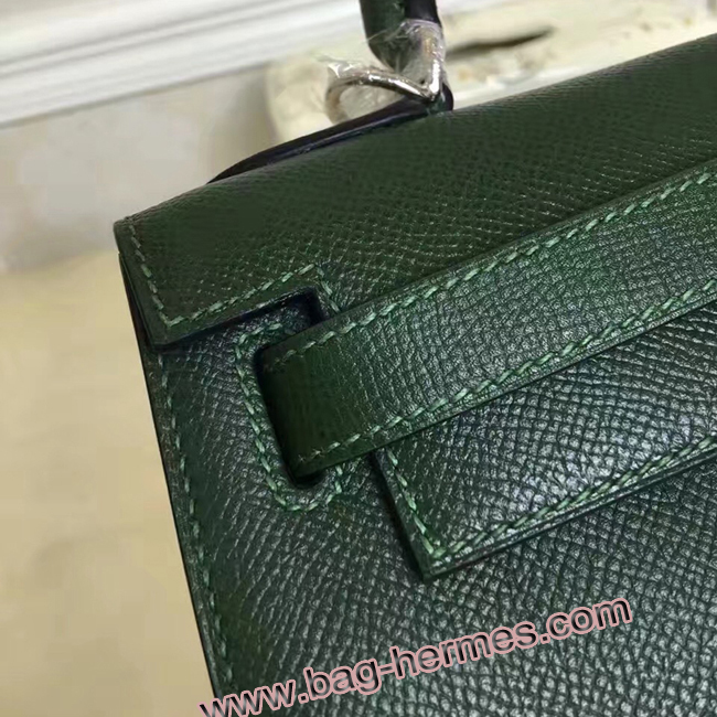 エルメス ケリー32 ヴェールアングレ ヴォーエプソン シルバー金具