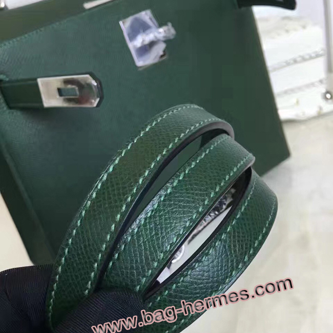 エルメス ケリー32 ヴェールアングレ ヴォーエプソン シルバー金具