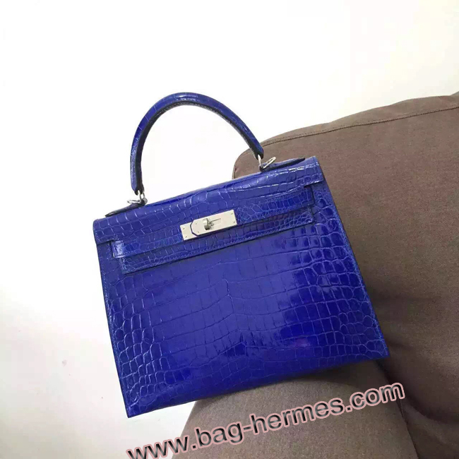 エルメス ケリー32 クロッカス クロコポロサス シルバー金具