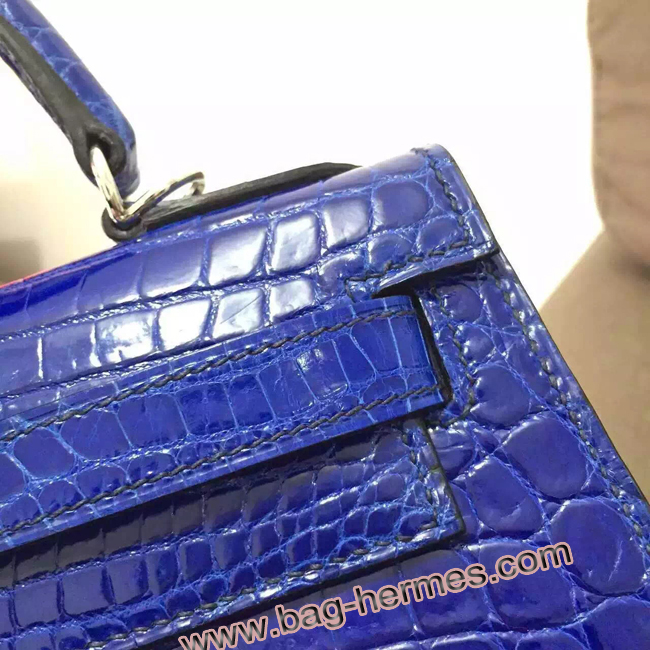 エルメス ケリー32 クロッカス クロコポロサス シルバー金具