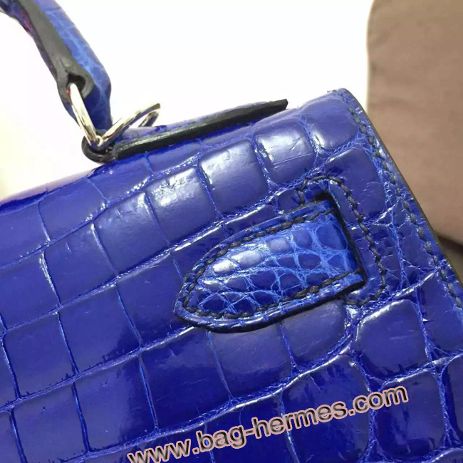 エルメス ケリー32 クロッカス クロコポロサス シルバー金具