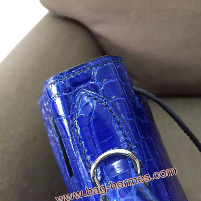 エルメス ケリー32 クロッカス クロコポロサス シルバー金具