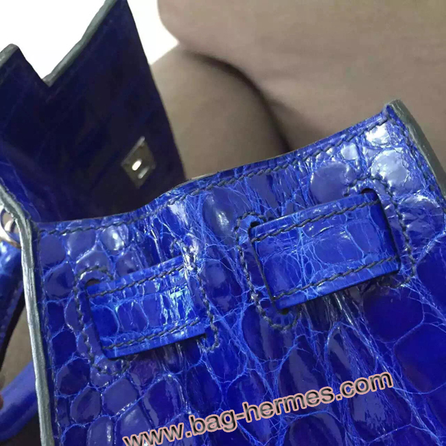 エルメス ケリー32 クロッカス クロコポロサス シルバー金具
