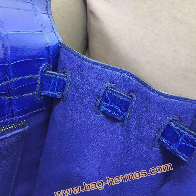 エルメス ケリー32 クロッカス クロコポロサス シルバー金具