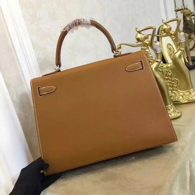 エルメス ケリー32 ゴールド ヴォーエプソン シルバー金具