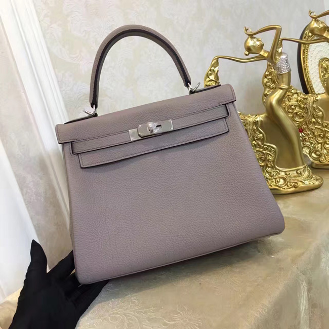 エルメス ケリー32 グリシーヌ トゴ シルバー金具
