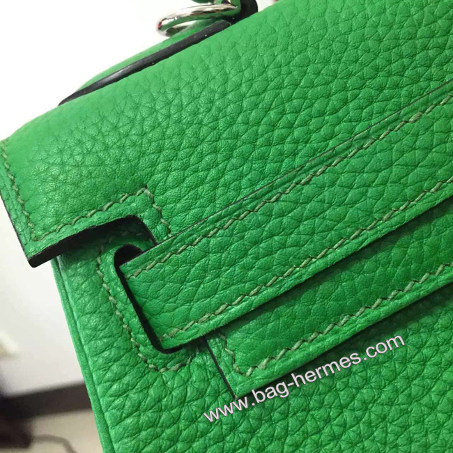 エルメス ケリー28 バンブー トゴ シルバー金具