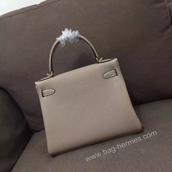 エルメス ケリー28 トゥルティエールグレー トゴ ゴールド金具
