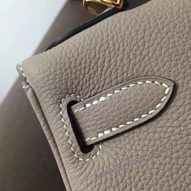 エルメス ケリー28 トゥルティエールグレー トゴ ゴールド金具