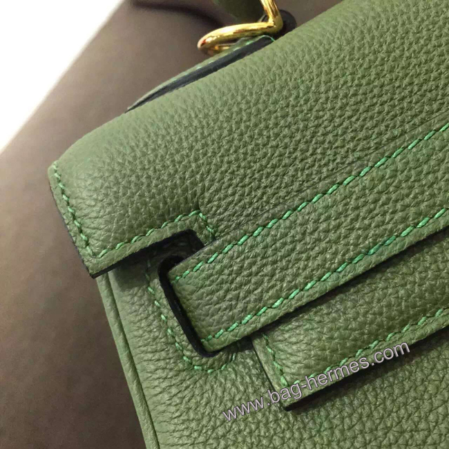 エルメス ケリー28 ヴェールアングレ トゴ ゴールド金具