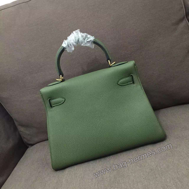 エルメス ケリー28 ヴェールアングレ トゴ ゴールド金具